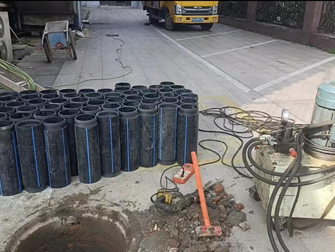 甘孜PE置换管厂家 DN315置换管 非开挖管短管置换